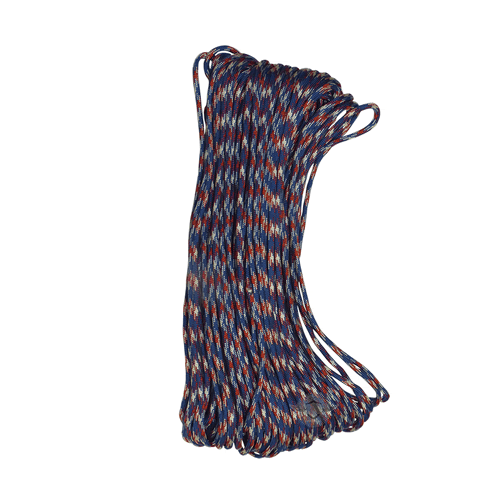 5ive Star Gear Paracord - Red/White/Blue, 100'